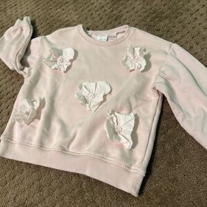 Zara Floral Appliqué Sweatshirt